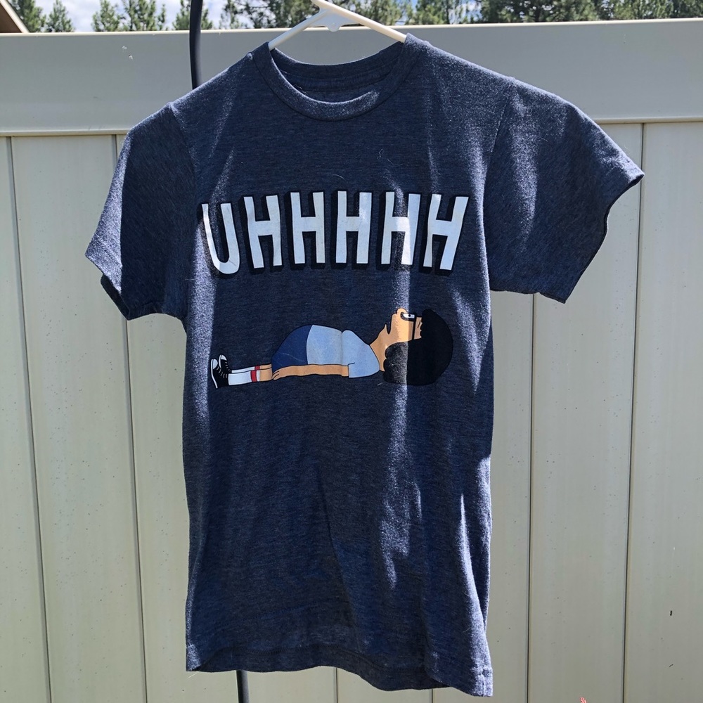 grey Bob’s Burgers Tina shirt :)